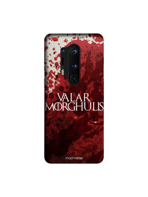 

macmerise Red & White Valar Morghulis OnePlus 8 Pro Back Case