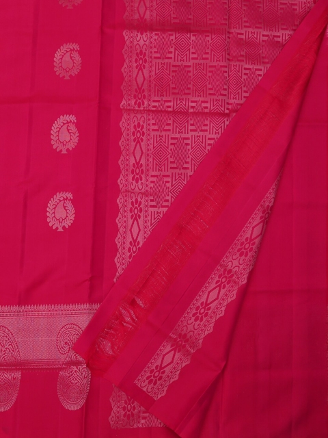 Pothys Pink Woven Design Pure Silk Saree