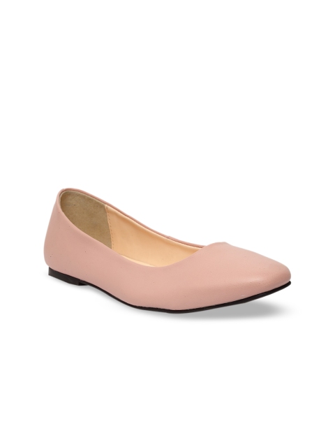 

Woomenia Women Pink Solid Ballerinas