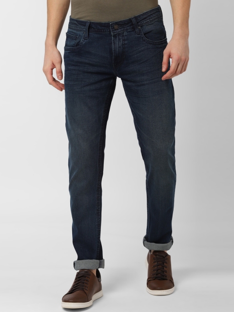 

Peter England Casuals Men Navy Blue Skinny Fit Mid-Rise Clean Look Jeans