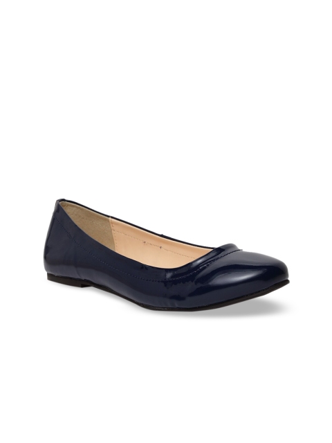 

Woomenia Women Blue Solid Ballerinas