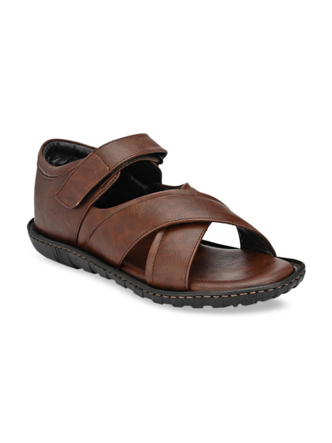 

Eego Italy Men Brown Solid Comfort Sandals