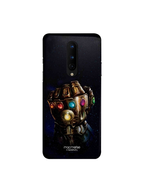 

macmerise Black & Gold-Toned Marvel Comics The Gauntlet Punch OnePlus 8 Back Case