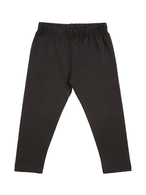 

Donuts Infant Girls Black Solid Leggings