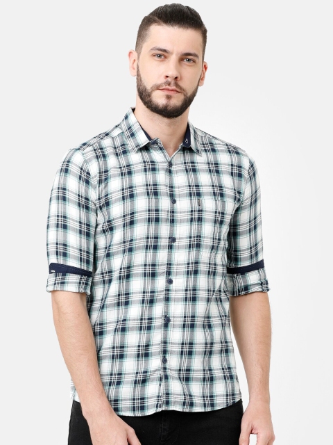

Voi Jeans Men Multicoloured Slim Fit Checked Casual Shirt, Multi
