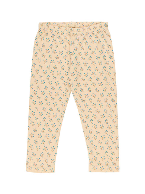 

Donuts Girls Beige & Brown Printed Ankle-Length Leggings