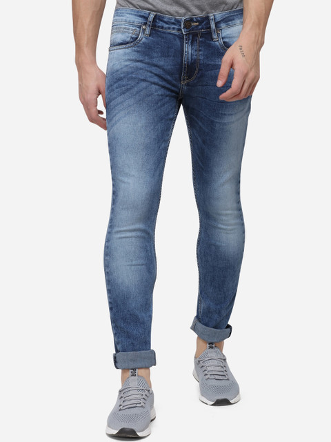 

Greenfibre Men Blue Slim Fit Mid-Rise Clean Look Jeans