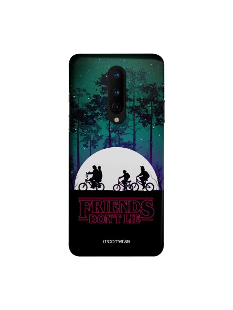 

macmerise Green & Black The Gang of Hawkins OnePlus 8 Back Case
