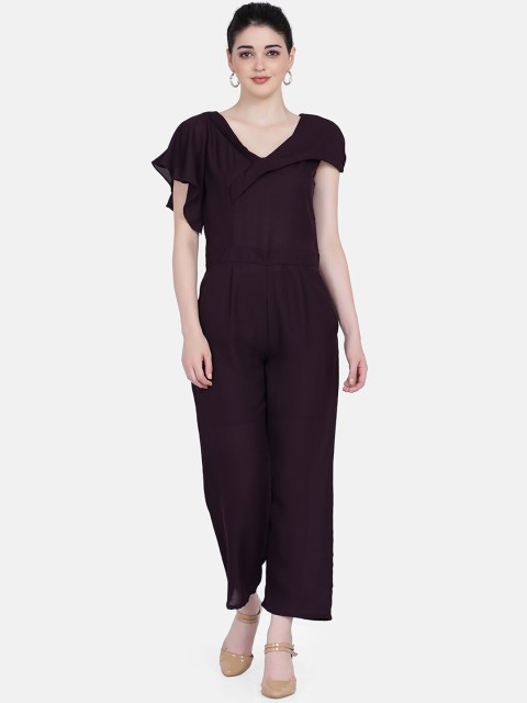 

Eavan Women Purple Solid Basic Jumpsuit