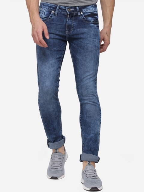 

Greenfibre Men Blue Slim Fit Mid-Rise Clean Look Jeans