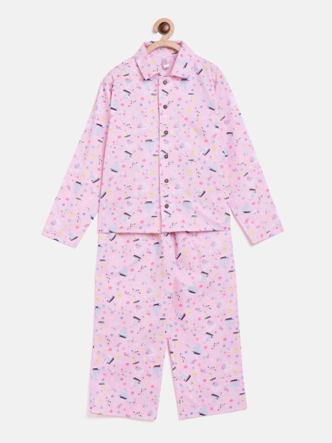 

Stylo Bug Kids Multicoloured Printed Night suit, Multi