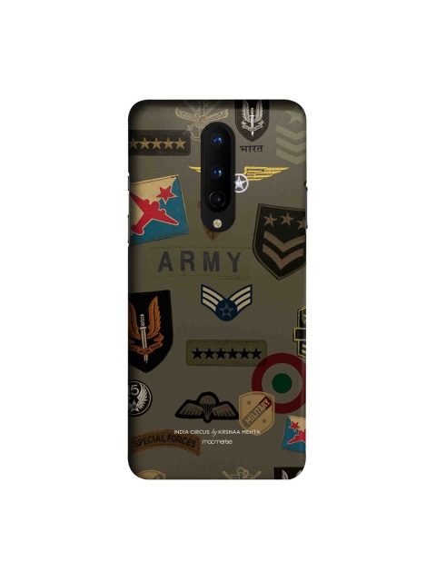 

macmerise Olive Green & Brown Roger That OnePlus 8 Back Cover