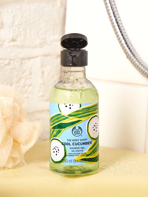 

The Body Shop Special Edition Cool Cucumber Sustainable Shower Gel 250 ml, Blue