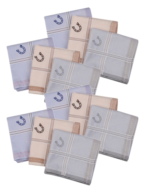 

Blacksmith Men Set Of 12 Handkerchief Accessory Gift Set, Blue