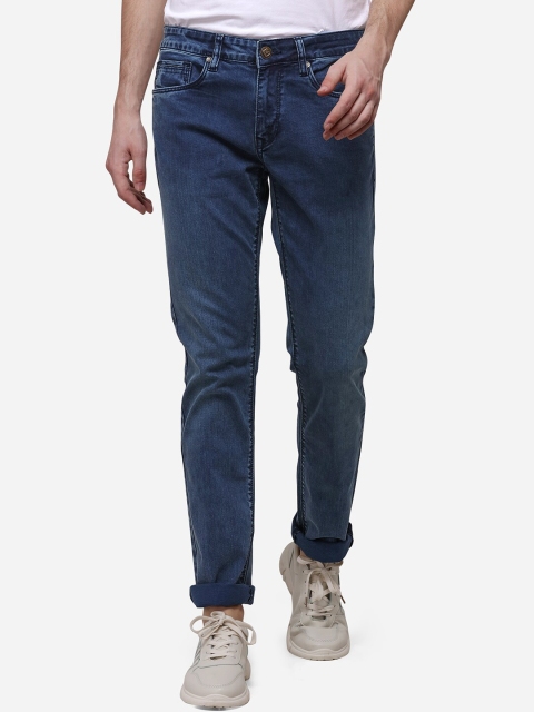 

Greenfibre Men Blue Slim Fit Mid-Rise Clean Look Stretchable Jeans