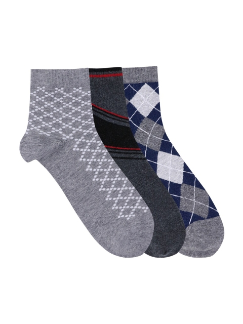 

Mustang Men Pack Of 3 Assorted Above Ankle-Length Socks