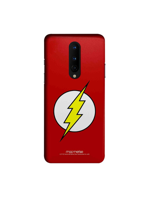 

macmerise Red & Yellow Logo Flash OnePlus 8 Back Cover
