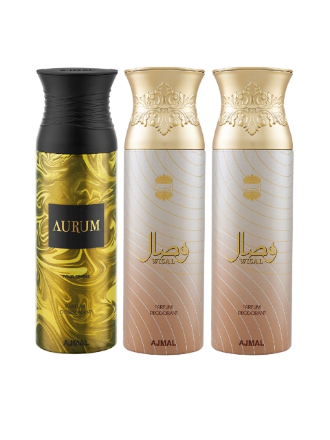 

Ajmal Unisex Set of 3 Deodorant, Multi