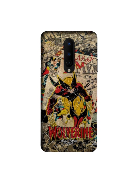 

macmerise Beige & Yellow Marvel Comics Wolverine OnePlus 8 Back Case
