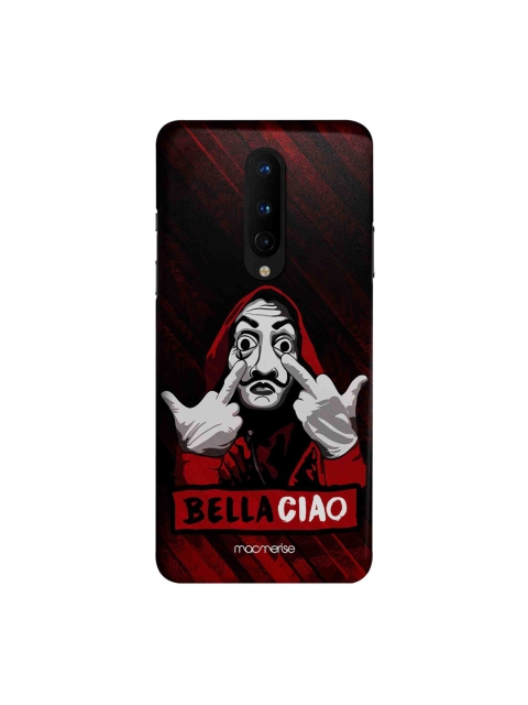 

macmerise Red & Black Bella Ciao OnePlus 8 Back Cover