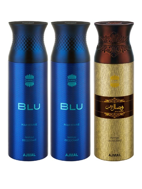 

Ajmal Unisex Set of 3 Deodorant, Multi