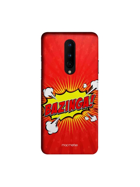 

macmerise Red & Yellow Bazinga OnePlus 8 Back Cover