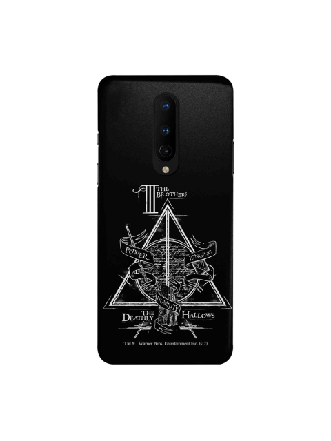 

macmerise Black & White Harry Potter The Deathly Hallows OnePlus 8 Back Case