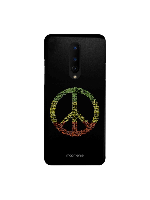 

macmerise Black & Green Symbol Of Peace OnePlus 8 Back Case