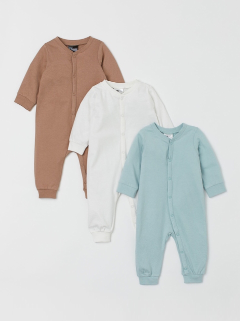 

H&M Kids 3-Pack Cotton Pyjamas, White