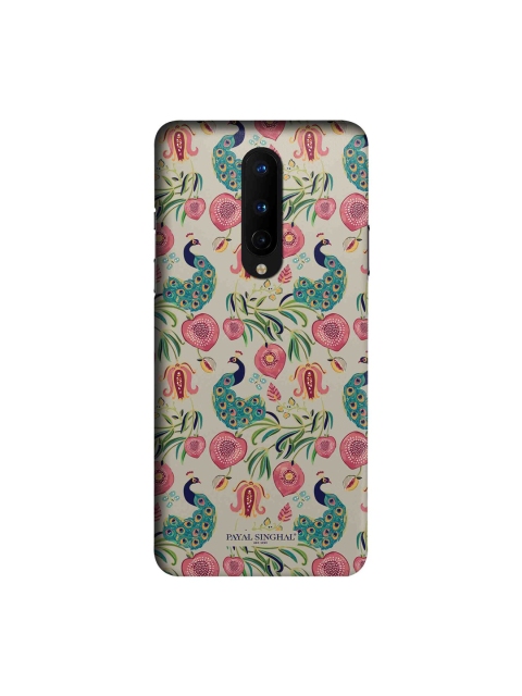 

macmerise Beige & Pink Payal Singhal Anaar & Mor OnePlus 8 Back Case