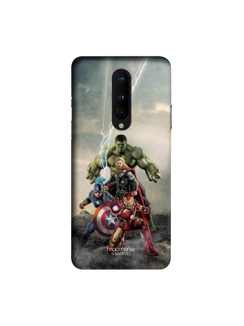 

macmerise Blue & Red Marvel Comics Time To Avenge OnePlus 8 Back Case