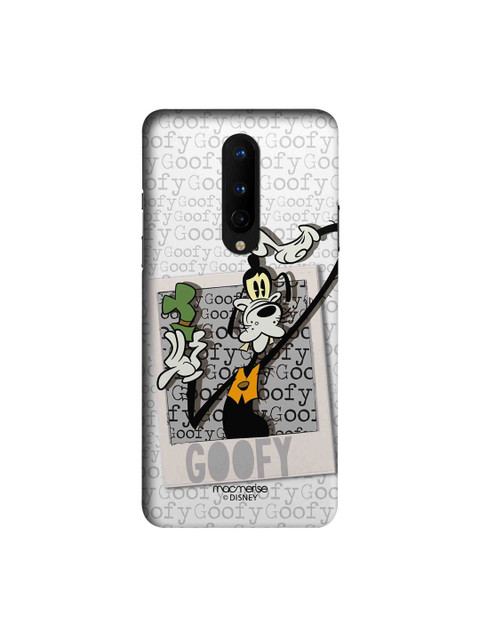 

macmerise Grey & Black Hello Mr Goofy OnePlus 8 Back Cover
