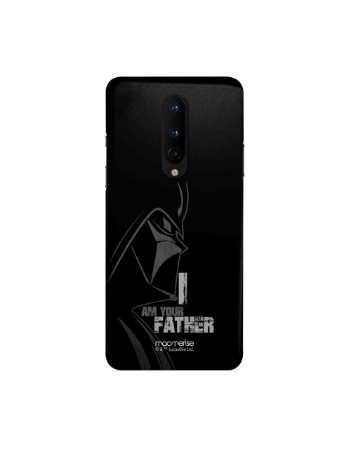 

macmerise Black Star Wars I Am Your Father OnePlus 8 Back Case