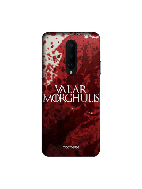 

macmerise Red & White Valar Morghulis OnePlus 8 Back Case