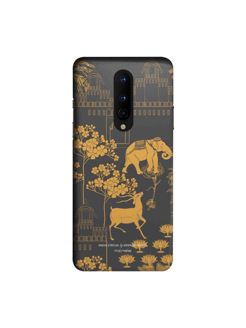 

macmerise Grey & Brown India Circus Regal Spectacle OnePlus 8 Back Case