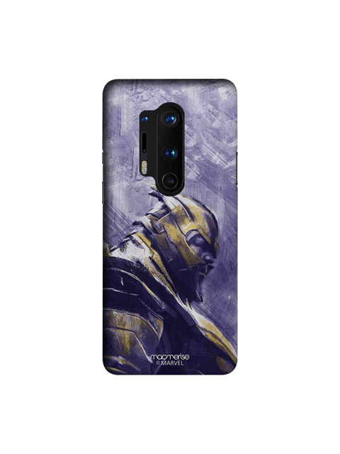 

macmerise Purple & Gold-Toned Marvel Comics Thanos Suited Up OnePlus 8 Pro Back Case