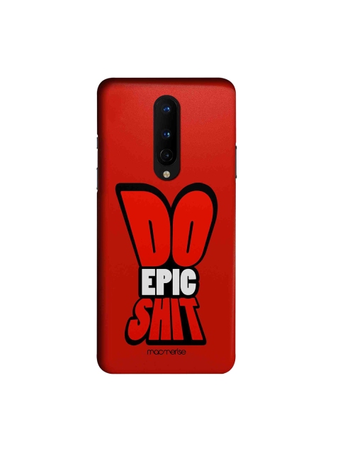 

macmerise Red & White Do Epic Shit OnePlus 8 Back Cover