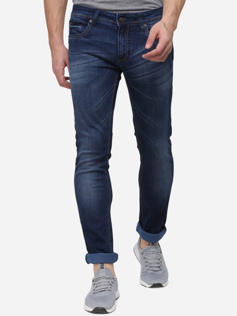 

Greenfibre Men Blue Slim Fit Mid-Rise Clean Look Jeans