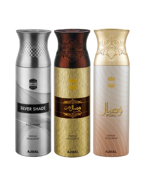 

Ajmal Unisex Set of 3 Deodorant, Multi