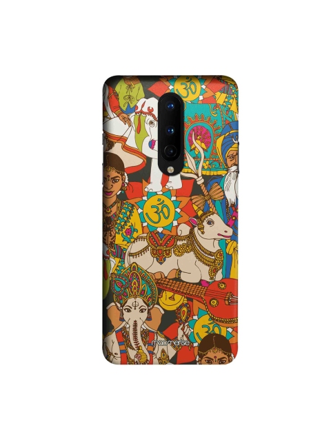 

macmerise Multicoloured Namaste India OnePlus 8 Back Case, Multi