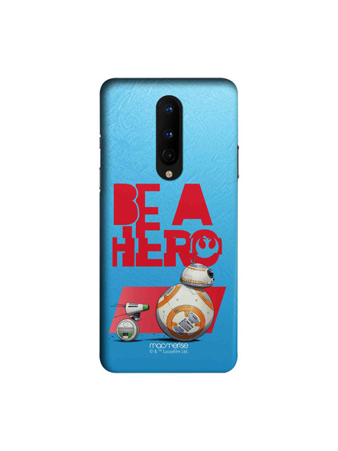 

macmerise Blue & Red Be A Hero OnePlus 8 Back Cover
