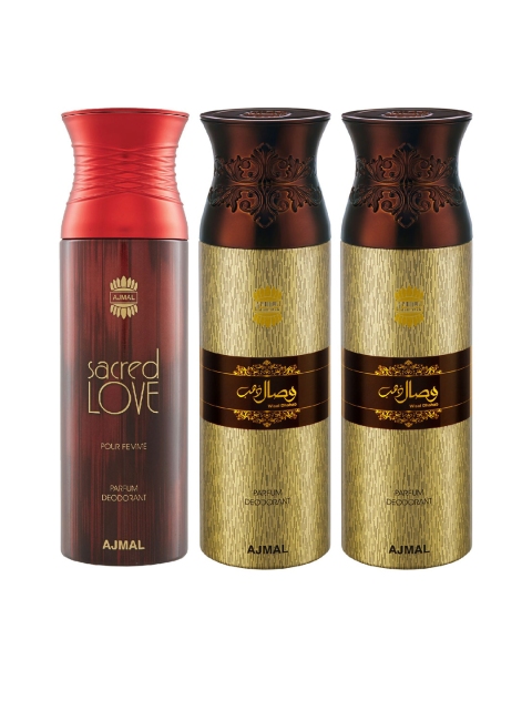 

Ajmal Unisex Set of 3 Deodorant, Multi