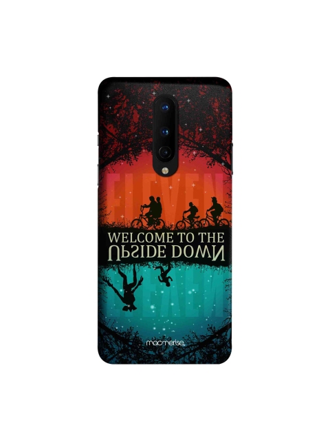 

macmerise Black & Orange Upside Down OnePlus 8 Back Case