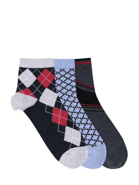 

Mustang Men Pack Of 3 Assorted Above Ankle-Length Socks