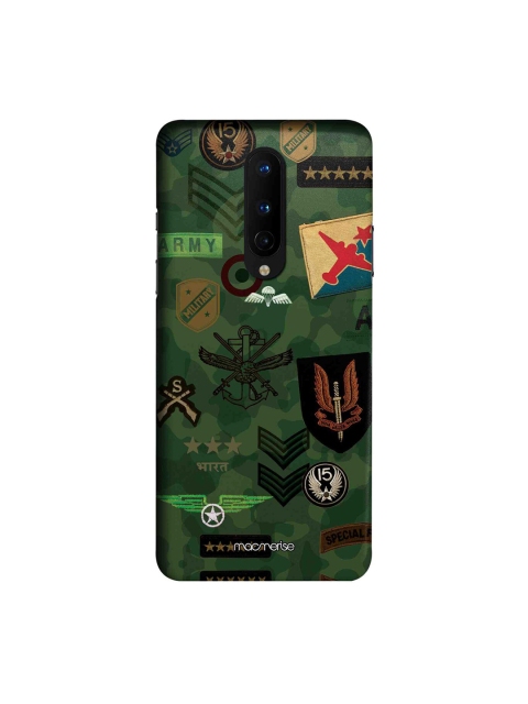 

macmerise Green & Black Roger That OnePlus 8 Back Case