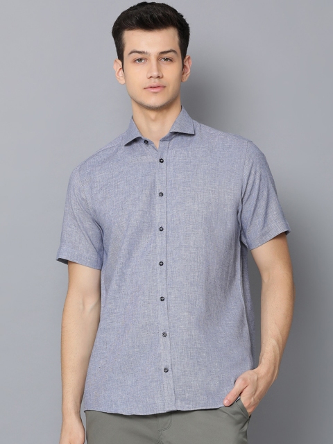 

Bruun & Stengade Men Blue Slim Fit Solid Casual Shirt