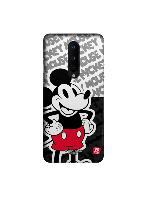 

macmerise Black & White Mickey Strike A Pose OnePlus 8 Back Cover