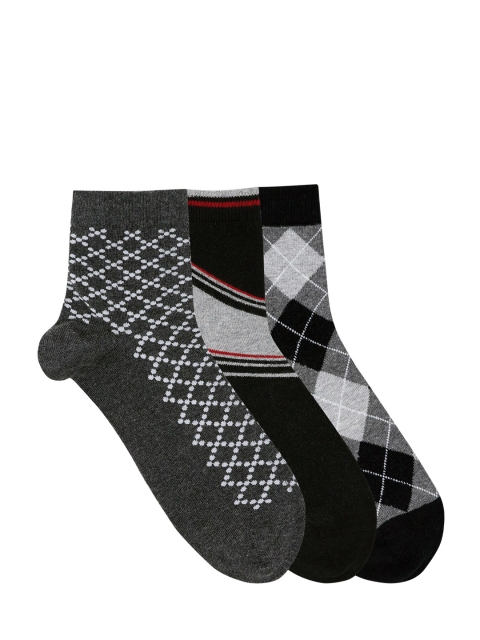 

Mustang Men Pack Of 3 Assorted Above Ankle-Length Socks
