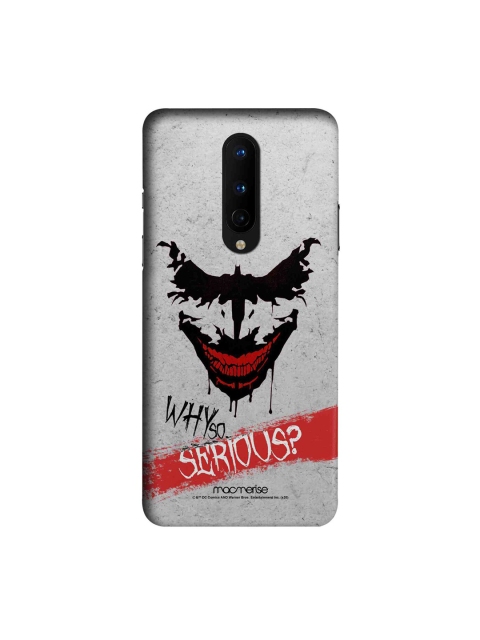 

macmerise Grey & Black DC Comics Joker Seriously Crazy OnePlus 8 Back Case