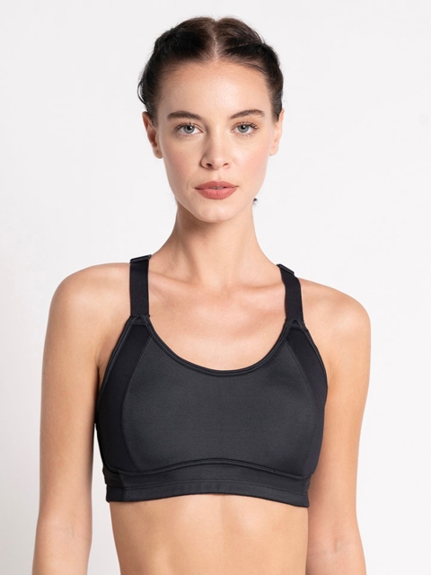 

Cultsport Black Solid Non-Wired Lightly Padded Sports Bra AW19WS1236A